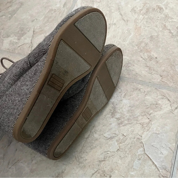 TOMS Desert Wedges Lace Up Herringbone Ankle Boots | Size 6 - Picture 5 of 5